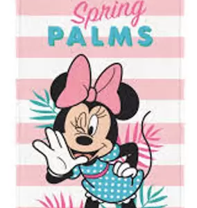 Toalha Banho Felpuda Estampada 60x1,20m Minie Spring Palms 2
