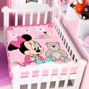 Cobertor Infantil Raschel Plus Minnie Surpresa Jolitex