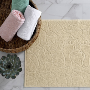 Toalha De Piso Felpudo Petra Cor: Creme/Ginger Lufamar