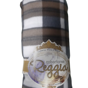 Cobertor Casal Polar Fleece Xadrex C/Estilo Escocês 180x220m