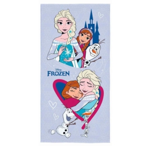 Toalha Aveludada Estampada Frozen 70 cm x 1,40 m Lepper