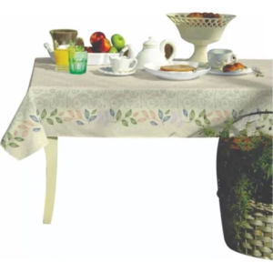 Toalha de Mesa Retangular Estampada 6 Lugares Salvia 140x210