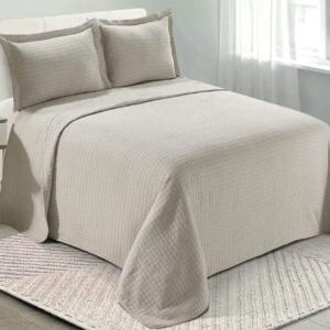 Colcha Loft King Size  260x280m C/3 Peças Cor;Concreto