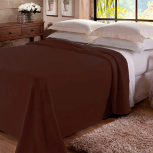 Cobertor Dyuri Plus Casal 1,80x2,20m Cacau C/Cinta Jolitex