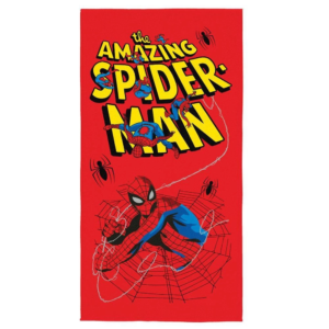 Toalha Aveludada Estampada Spider Man 70 cm x 1,40 m Lepper