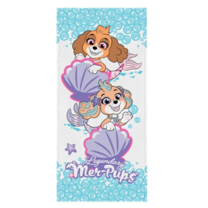 Toalha Felpuda Banho Estampada Patrulha Canina Menina 60x120