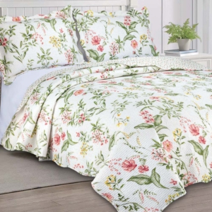 Colcha Gardem C/3 peças Queen  2,40x2,60m Camesa Estampa 5