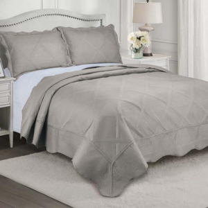 Colcha King Size Egeu 260x280m C/2 Porta Travesseiros Camesa