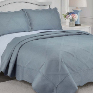 Colcha Queen Size Egeu 2,40x2,60m C/2 Porta Travesseiros