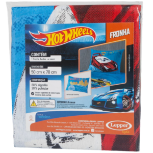 Fronha Microfibra Avulsa Hot Wheels 50x70cm Lepper