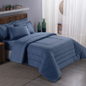 Edredom Queen  240x260m Avulso Linha Casual Dupla Face Juma