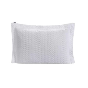 Porta Travesseiro Avulso Juma Linha Criarte  50x70cm Branco