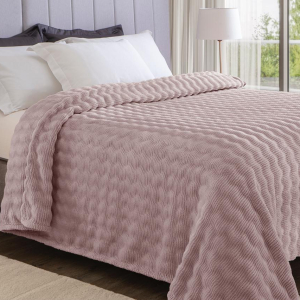 Cobertor King LK 5s Lili Katz Rose 2,20m x 2,40m - Jolitex