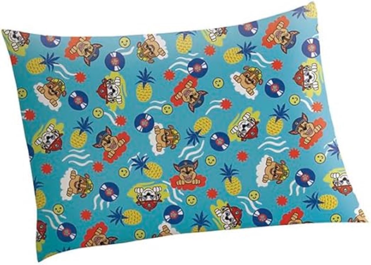 Fronha Avulsa Estampada Patrulha Canina Menino 50x70cm Azul