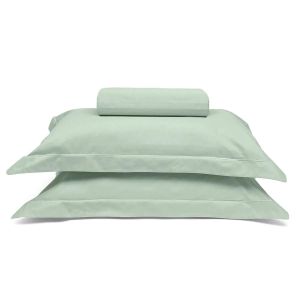 Jogo de Cama Queen Reffinata 230 Fios 240x260cm Menta