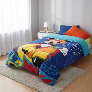 Coberdrom Solteiro Dupla Face Sherpa 1,50x2,00 Mickey Lepper