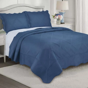 Colcha Queen Size Egeu 2,40x2,60m C/2 Porta Travesseiros