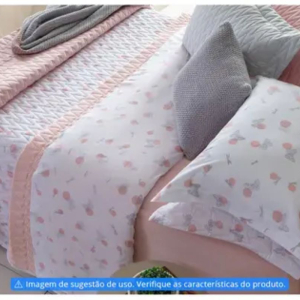 Jogo Cama Queen Sultan 100% Algodão 200 Fios Cherry 240x250