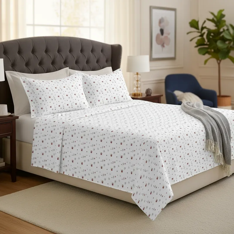 Jogo de Cama Queen Tresor 300 Fios 247x260cm Estampa 7853