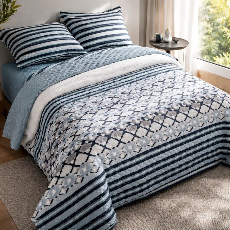 Jogo Cama Duplo Queen 4 Pças Akira Realce Premium 240x250cm - Imagem 2