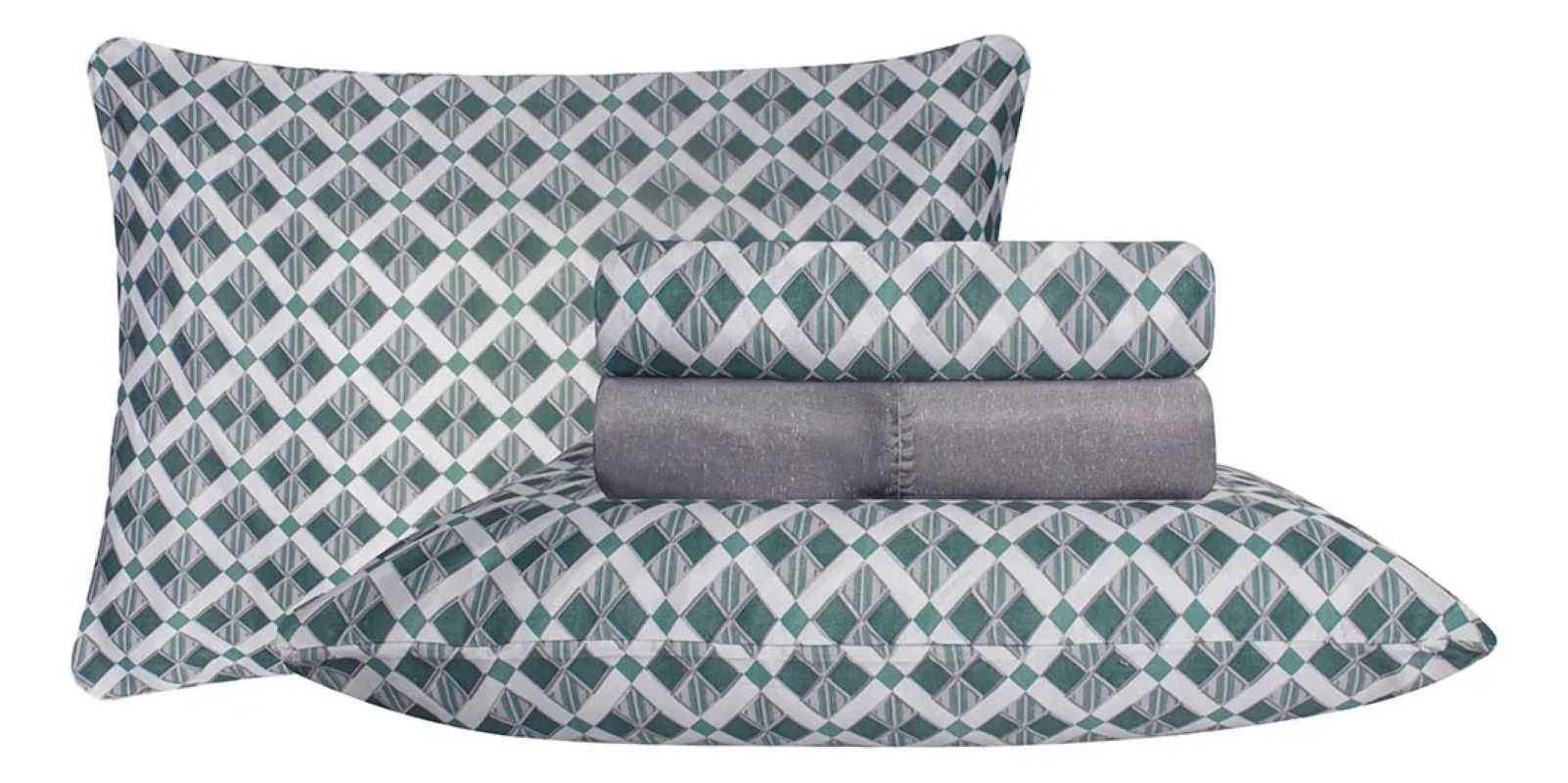 Jogo Cama Casal Sultan Realce Cael C/4 Peças 2,20x2,50m - Imagem 4