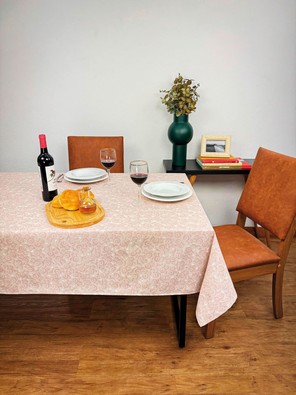 Toalha de Mesa Super Pratica Retangular  Mocca 140x220cm